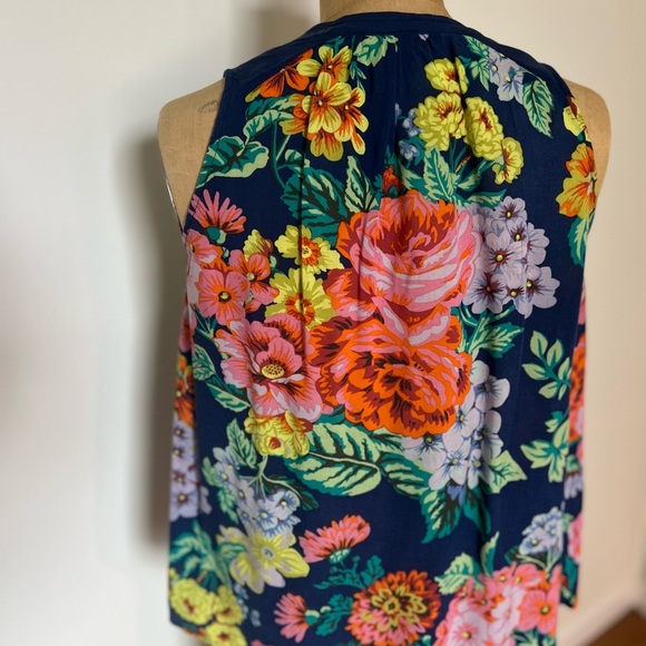 Anthropologie Maeve Floral Sleeveless Top - Multicolor size 2 - Picture 4 of 6